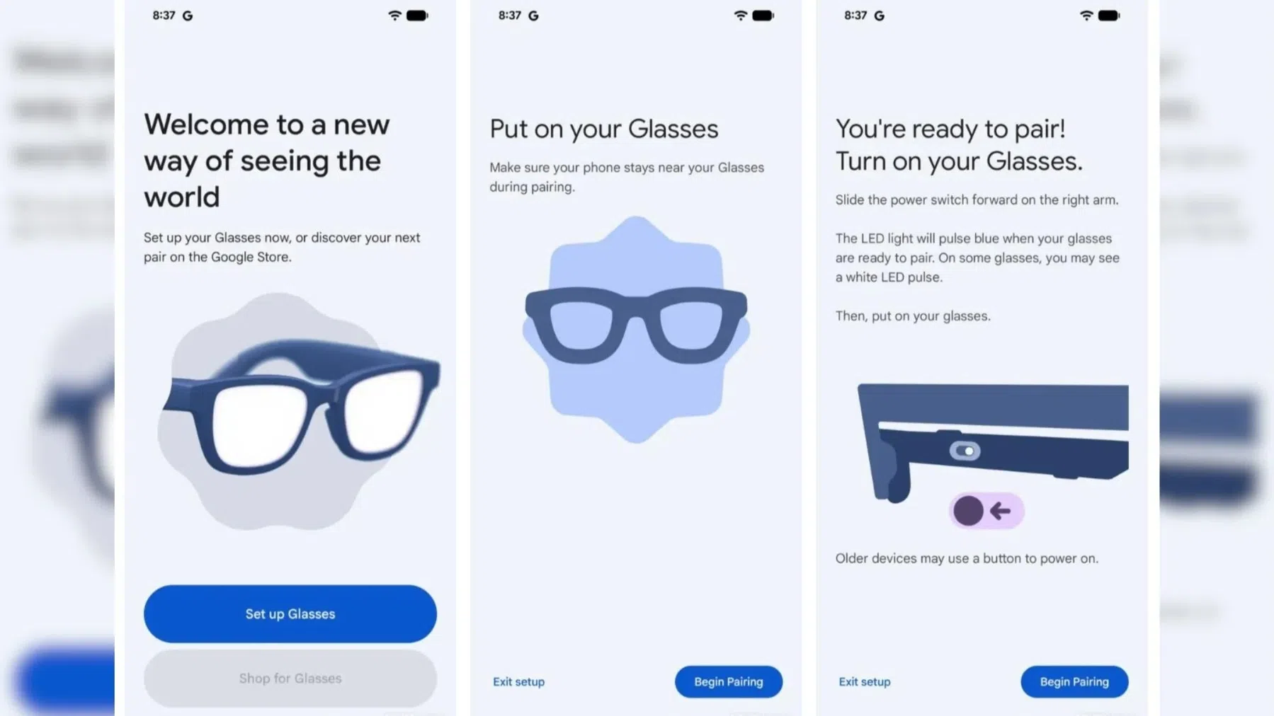 Google Glasses app gelekt